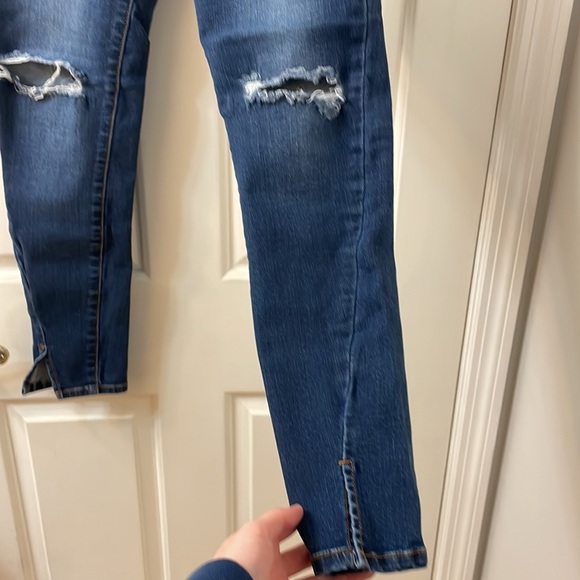 Mid rise distressed Sneak Peek jeans - Picture 2 of 4